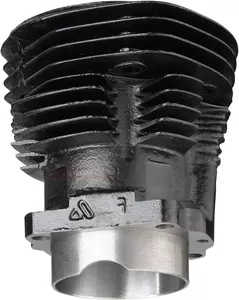 Shovelhead 1200 Drag Specialties cylinder svart front - 750605-BX-LB2