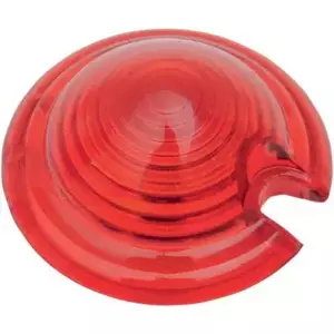 Drag Specialties röd baklampsskärm i 50-stil - 20-6525LE