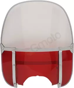 Drag Specialties čelné sklo červené - 163049-BX-LB2