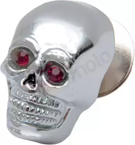 Drag Specialties crâne chromé détail décoratif - 74401R