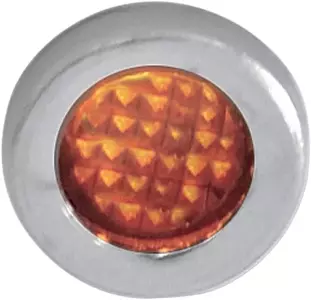 Drag Specialties stínítko kontrolní lampy oranžové 7,6 mm - 162609