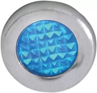 Modré 7,6 mm stínítko kontrolní lampy Drag Specialties - 162606