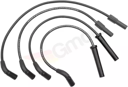 Zapalovací kabely s trubkou Drag Specialties černá sada - SPW12-DS