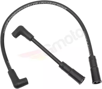 Gyújtás kábelek csővel Drag Specialties fekete szett - SPW13-DS