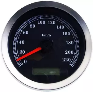 Tachometer schwarz Drag Specialties km/h - 83101B