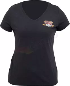 Drag Specialties дамска черна тениска S - 3031-3856
