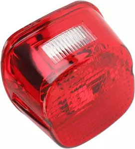 Klosz lampy tył Drag Specialties czerwony - 12-0411C