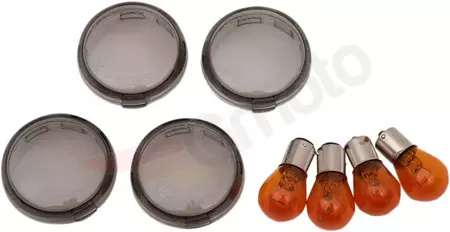 Drag Specialties geräucherter Blinkerlampenschirmsatz - 12-0201