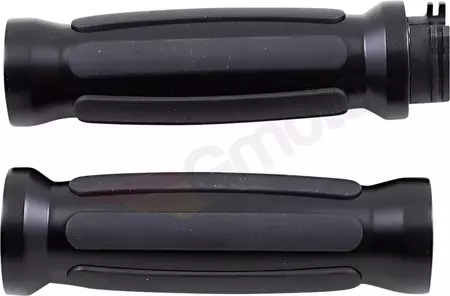 Rail Drag Specialties handgreeprubbers zwart - 17-0541MBD