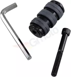 Drag Specialties gear stem footrest black-1