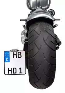 Support de plaque d'immatriculation latérale avec éclairage Heinz Bikes - HBSKZ-XL