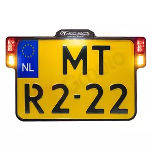 Držák registrační značky s osvětlením Heinz Bikes - HBKZ2.0-MB-3TS-NL