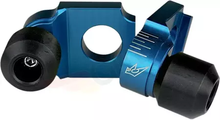 Napinacz osi ze ślizgami Driven Racing komplet aluminium niebieski - DRAX-102-BL