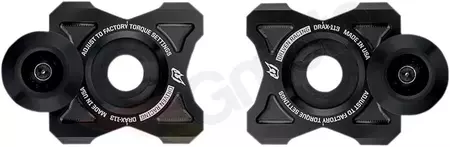 Tenditore asse Driven Racing con cursori set alluminio nero - DRAX-113-BK