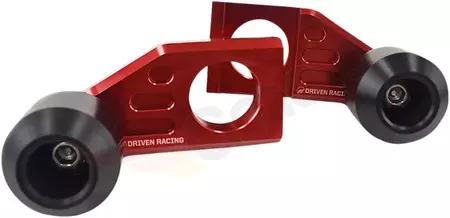 Driven Racing akselspænder med glidere sæt aluminium rød - DRAX-121-RD