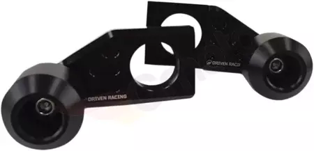 "Driven Racing" ašies įtempiklis su šliaužikliais aliuminio juodas rinkinys - DRAX-122
