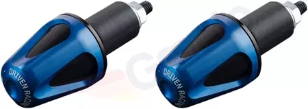 Extremidades do volante D-Axis anodizado preto/azul da Driven Racing - DXB-BL