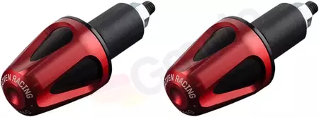 Driven Racing D-Axis anodisoidut musta/punainen ohjauspyörän päät - DXB-RD