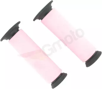 Puños de manillar Driven Racing Grippy Grip Diamond 22 mm rosa - D637PKO