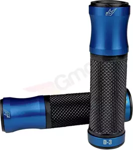 Manillar Driven Racing D3 25,4 mm grip negro/azul - D3BL2