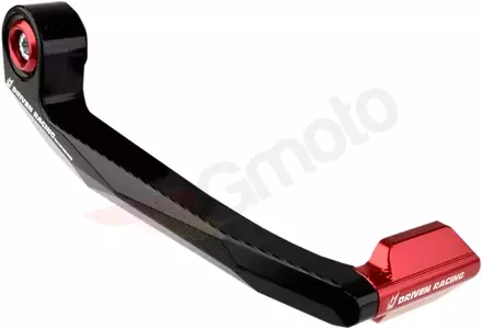 Cubremanetas de aluminio Driven Racing negro/rojo-1