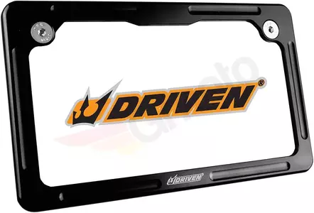 Držák registrační značky Driven Racing eloxovaný černě - DFLP-01