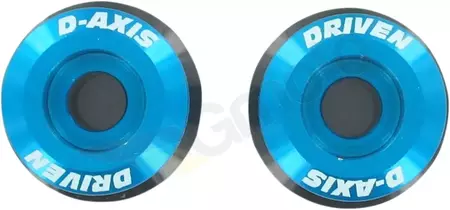 "Driven Racing" 8 mm D-Axis svyruoklio ašies ritelių rinkinys, aliuminis, mėlynas - DXS-8 BL