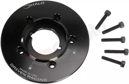 Основа на капачката на резервоара за гориво от серията Halo на Driven Racing, черна - DHFCB-DU02
