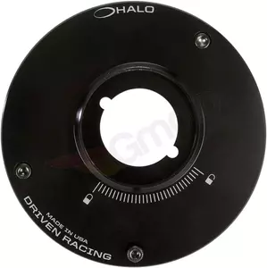 Driven Racing Halo-Series baza capacului de umplere a combustibilului negru - DHFCB-HO