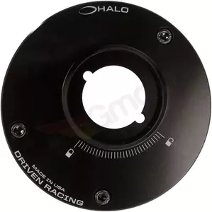Driven Racing Halo-Series baza capacului de umplere a combustibilului negru - DHFCB-KA