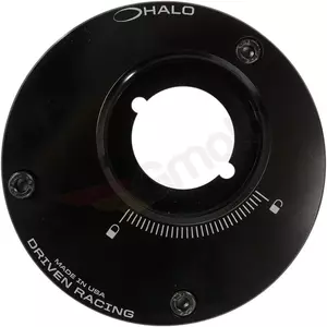 Driven Racing Halo sērijas degvielas uzpildes vāka pamatne melna - DHFCB-YA