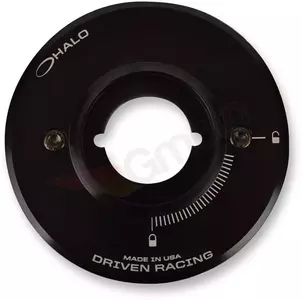 Driven Racing Halo-sarjan polttoaineen täyttöaukon korkin pohja musta - DHFCB-DU03