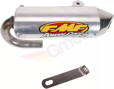 Slip-On FMF PowerCore 2 silenciador oval acero inoxidable / aluminio - 23038