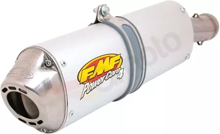 Slip-On FMF PowerCore 4 trokšņa slāpētājs, ovāls, nerūsējošais tērauds / alumīnijs - 41024