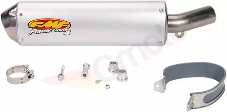 Silenziatore Slip-On FMF PowerCore 4 ovale in acciaio inox / alluminio - 41025
