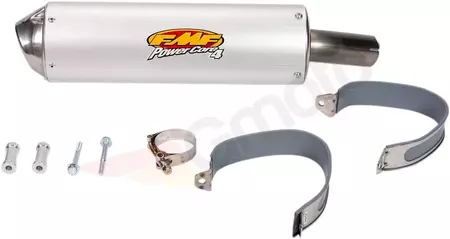 Slip-On FMF PowerCore 4 Schalldämpfer oval Edelstahl / Aluminium - 44016