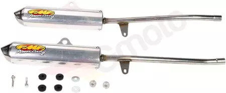 Set di silenziatori Slip-On FMF PowerCore 2 ATV acciaio inox / alluminio - 20264