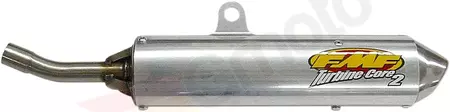 Silenciador Slip-On FMF TurbineCore 2 oval acero inoxidable / aluminio - 25059
