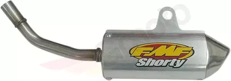 Slip-On шумозаглушител FMF TurbineCore 2 овален къс алуминий - 25065
