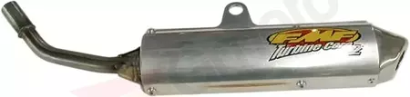 Silenziatore Slip-On FMF TurbineCore 2 ovale in acciaio inox - 25067