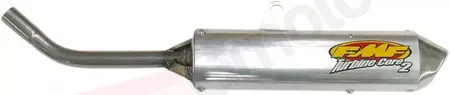 Silenciador Slip-On FMF TurbineCore 2 oval em aço inoxidável - 25082