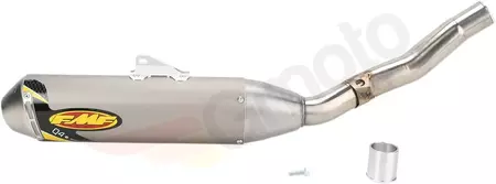 Slip-On uitlaatdemper FMF Q4 ovaal roestvrij staal / aluminium - 44232