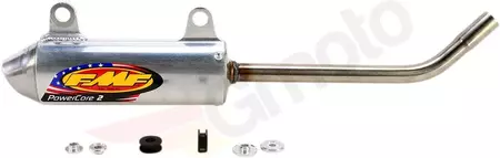 Silenziatore Slip-On FMF PowerCore 2 Elliptical in acciaio inox/alluminio - 25122