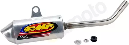 Silenciador Slip-On FMF PowerCore 2 curto oval em alumínio - 25123