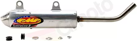 Amortizor de zgomot FMF TurbineCore 2 oval din oțel inoxidabil / aluminiu - 25127