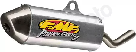 Tłumik Slip-On FMF PowerCore 2 owalny stal nierdzewna, aluminium - 25053