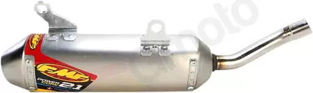 Silenciador Slip-On FMF PowerCore 2.1 em aço inoxidável / alumínio - 24062