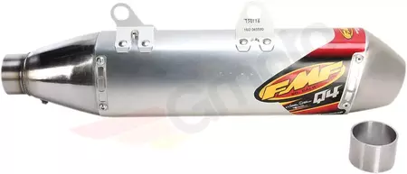 Slip-on lyddæmper FMF Q4 HEX rustfrit stål / aluminium - 45590