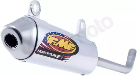 Silenziatore Slip-On FMF PowerCore 2 Elliptical in acciaio inox/alluminio - 24070