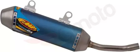 Slip-On FMF PowerCore 2.1 silenciador de titanio anodizado azul - 25248